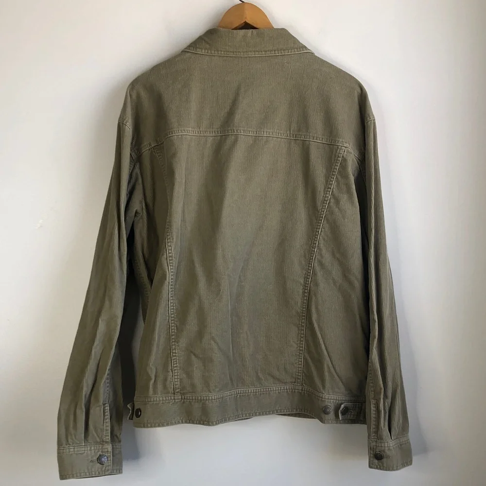 J. Crew Men's Olive Corduroy Jacket
